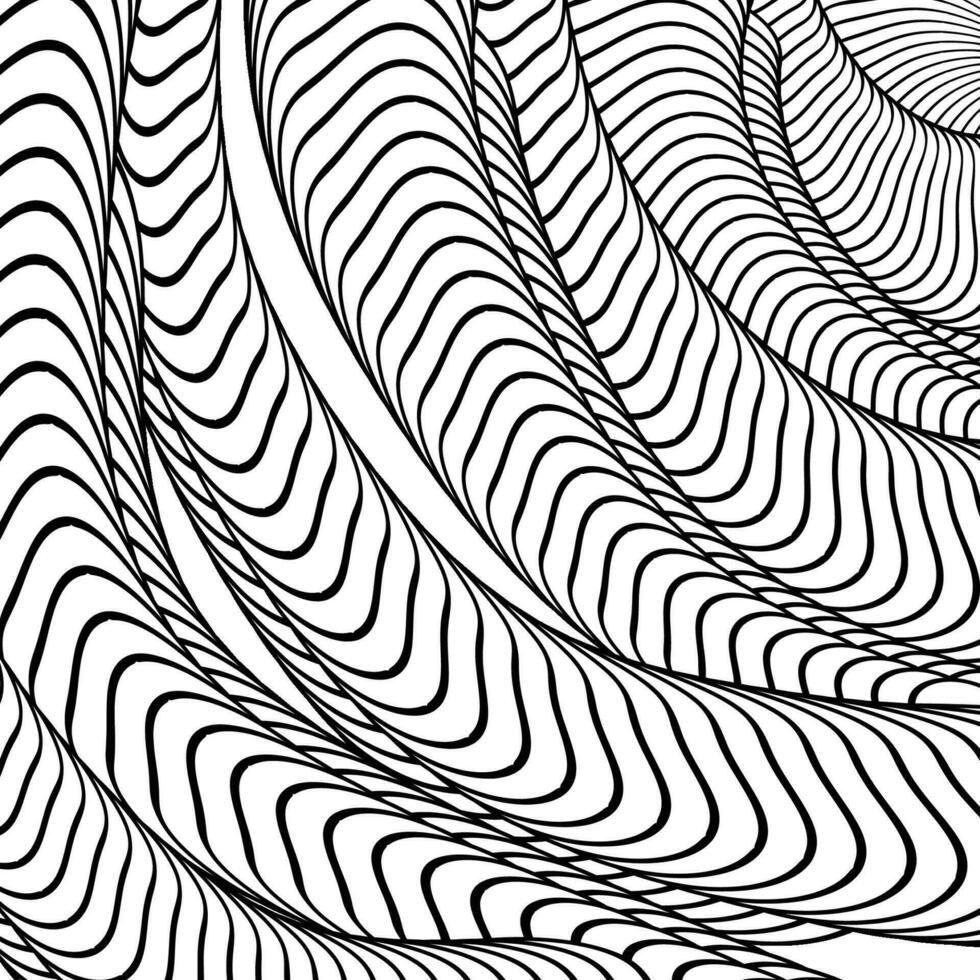 vektor svartvit rader sömlös mönster bakgrund