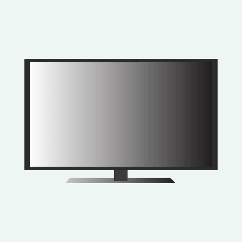 vektor platt smart TV ikon