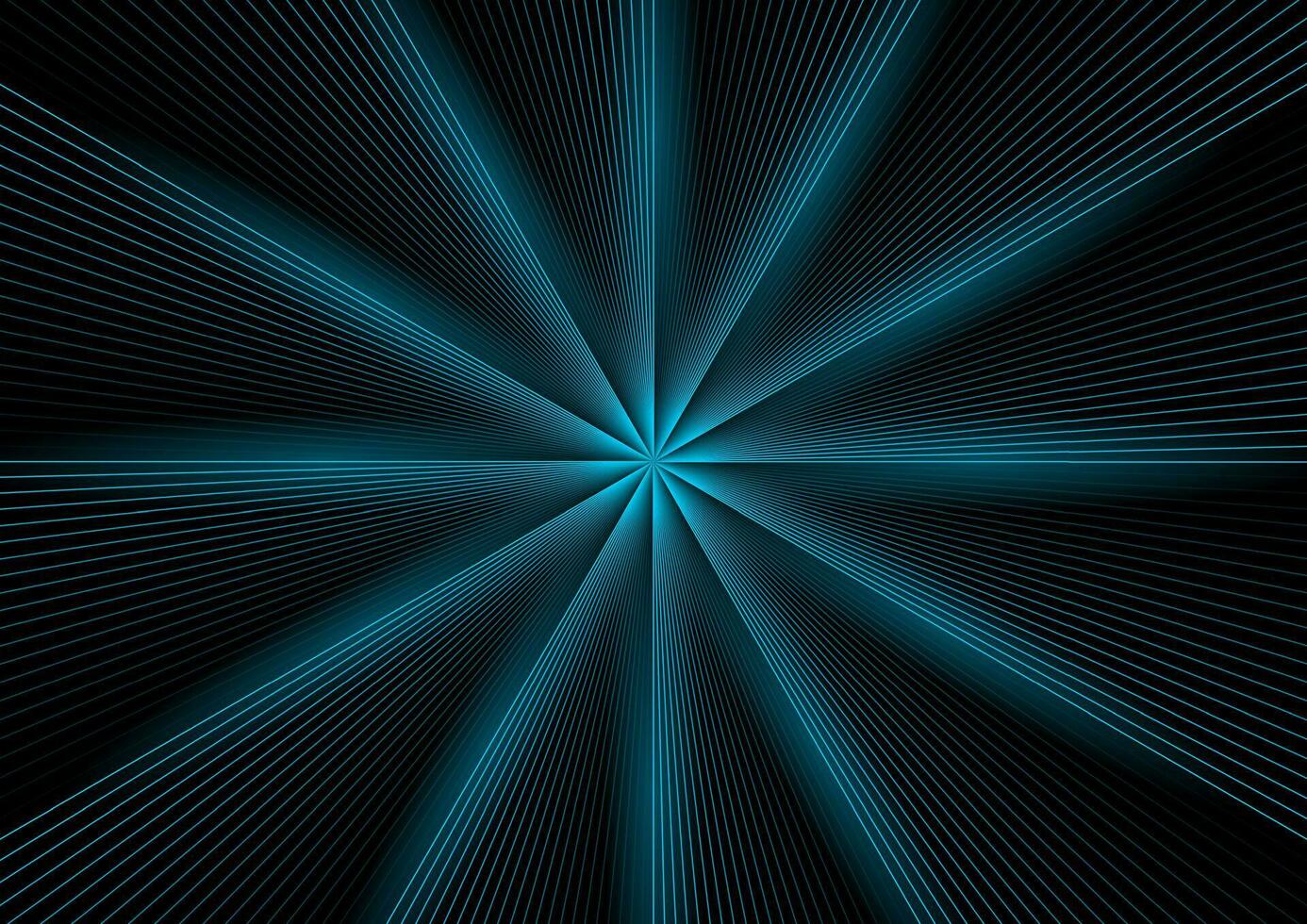 dunkel Blau minimal Linien abstrakt futuristisch Technik Hintergrund vektor