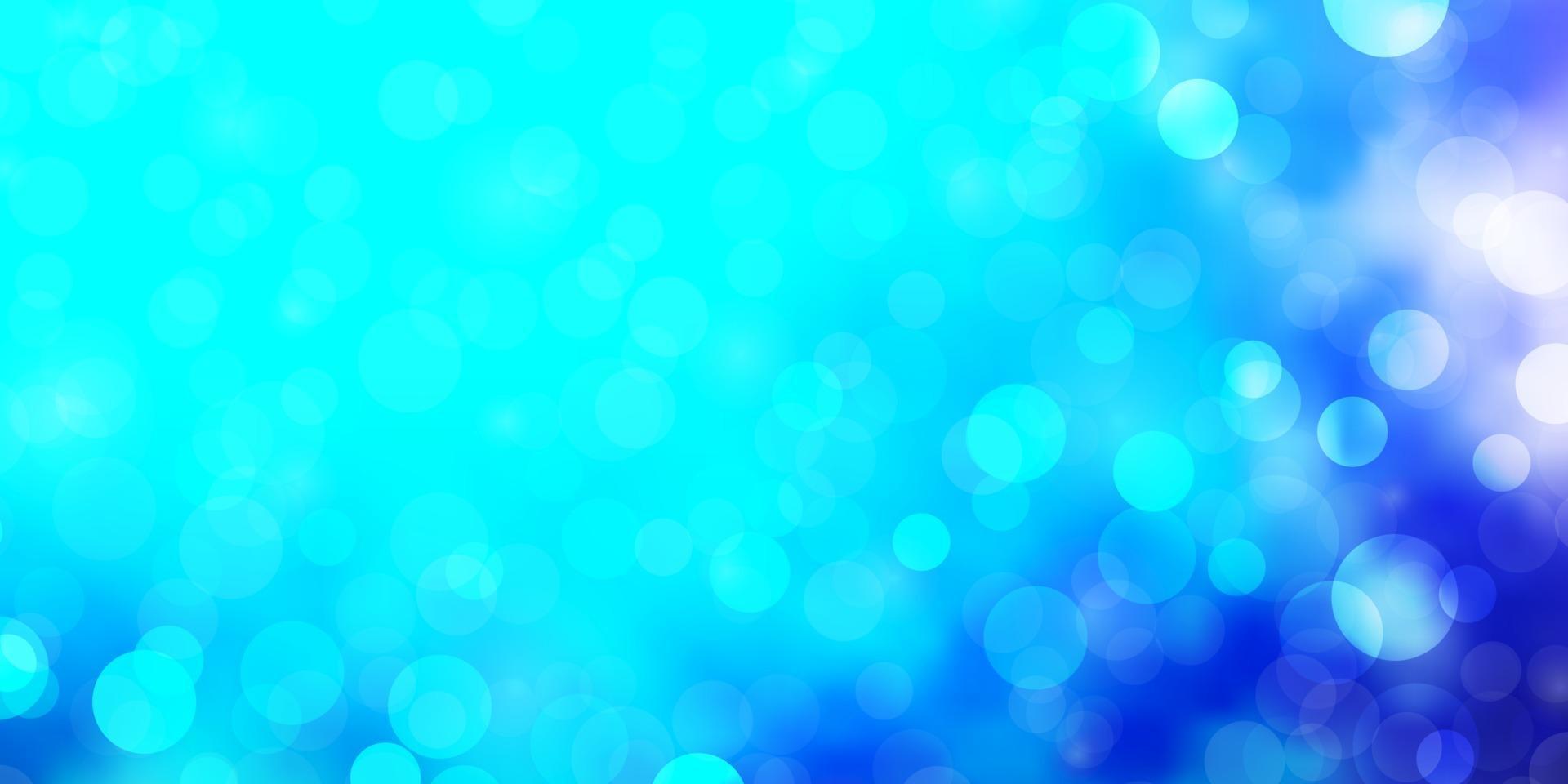 hellrosa, blauer Vektorhintergrund mit Kreisen. vektor