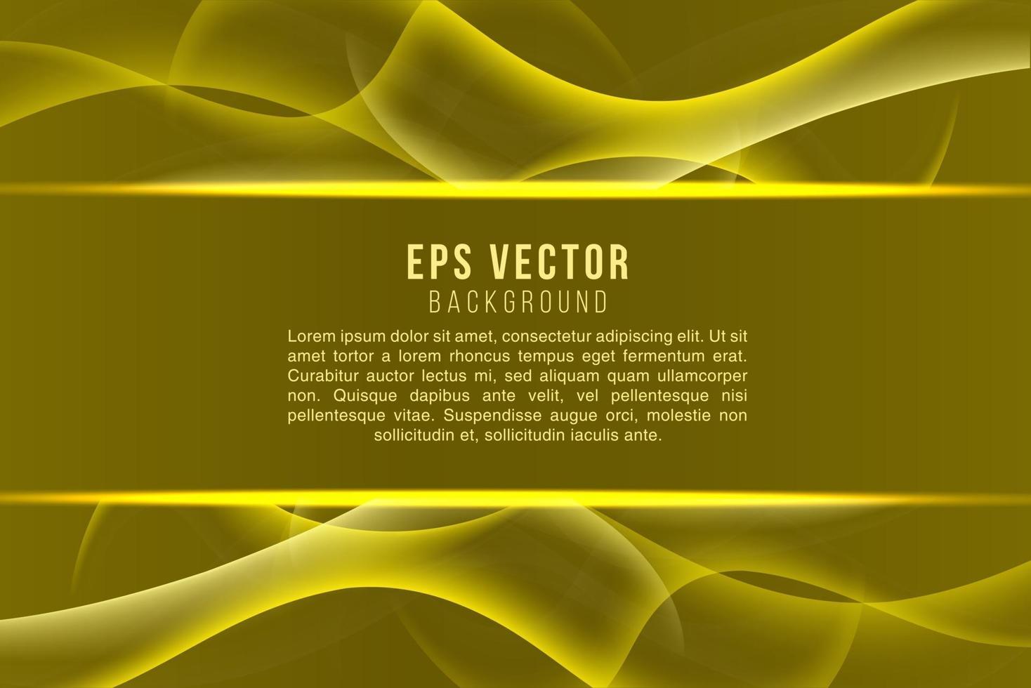 gul abstrakt bakgrund med glansglödande effekt vektor