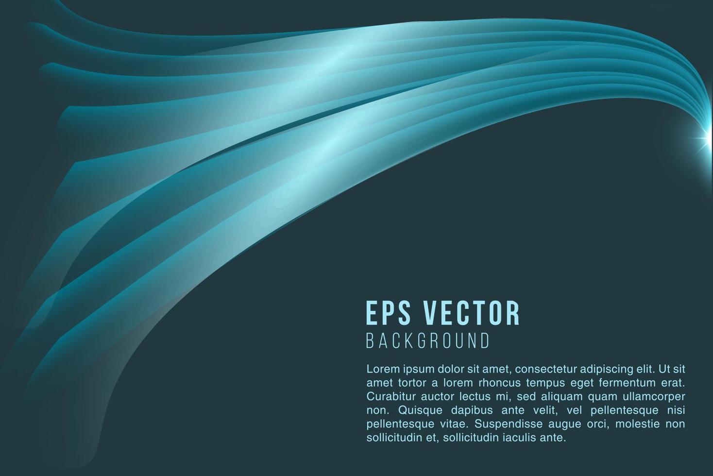 blå abstrakt text bakgrund med glänsande gradient effekt eps vektor