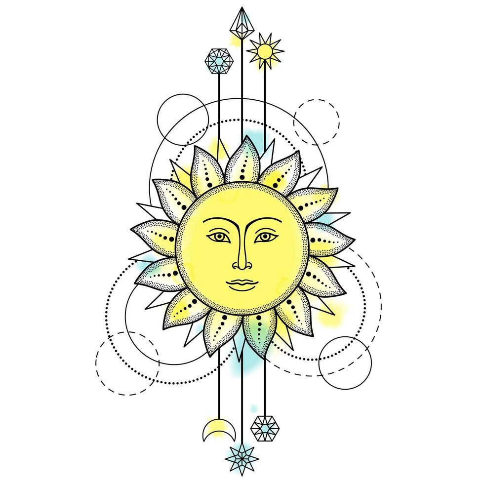 Sonne modernes Symbol vektor