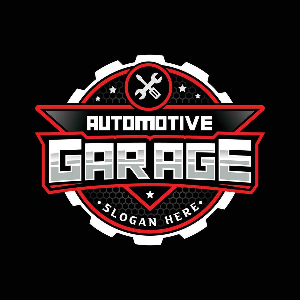bil reparera och garage logotyp för bil- bil företag vektor