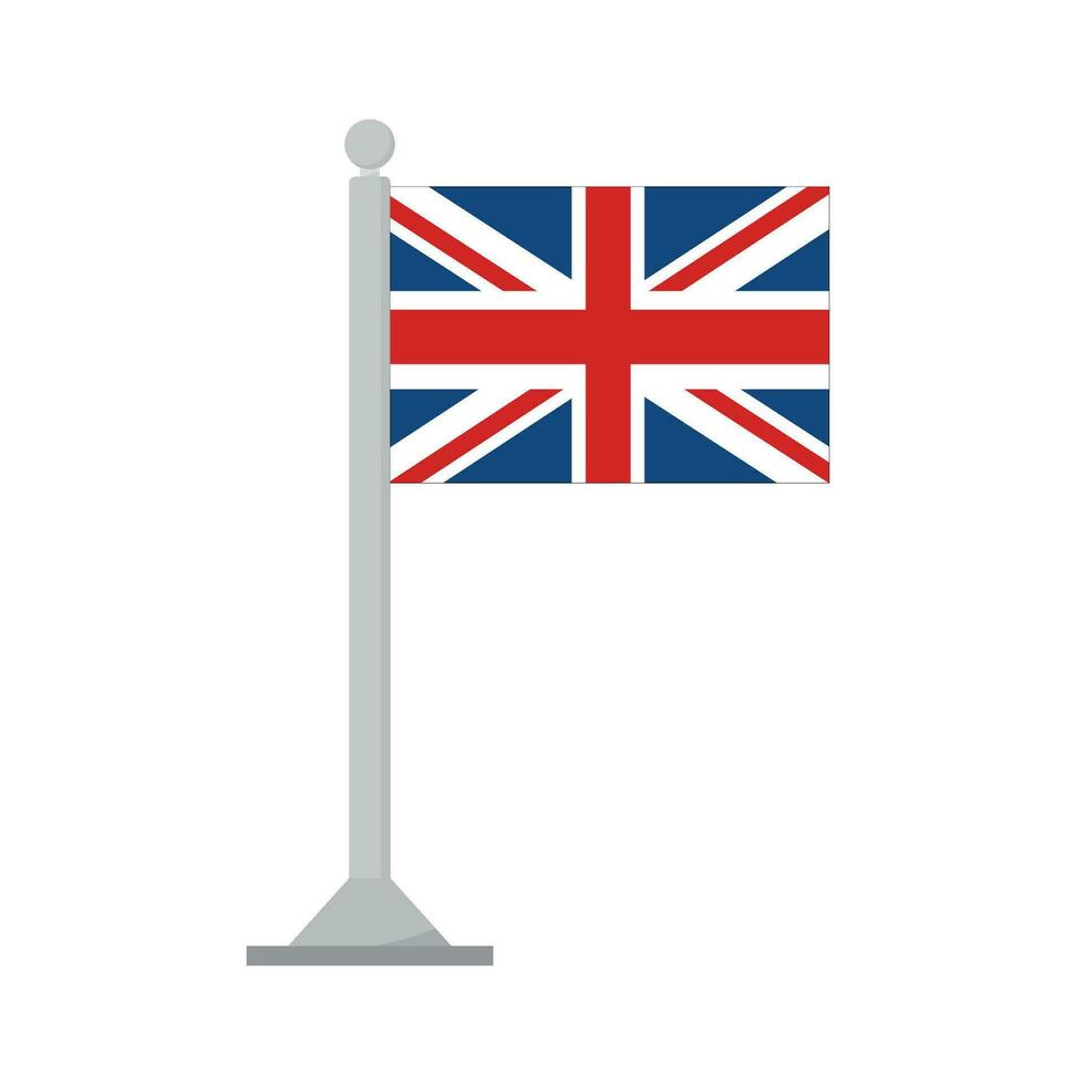förenad rike flagga. flagga av Storbritannien vektor