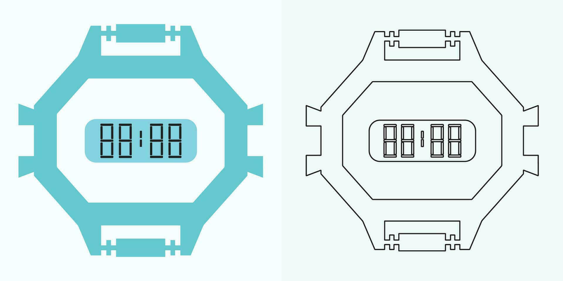 snabb klocka timer ikon, snabbt tid, snabb leverans timer vektor, tid ut tecken, nedräkning, snabb service tecken, klocka snabb platt, deadline begrepp, stoppur i rörelse symbol vektor