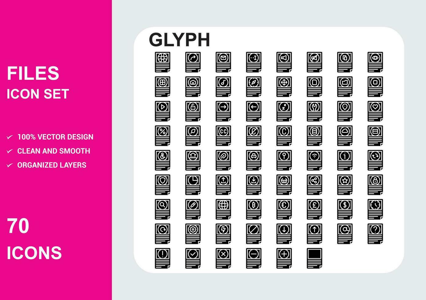 Datei Glyphe Gradient vektor