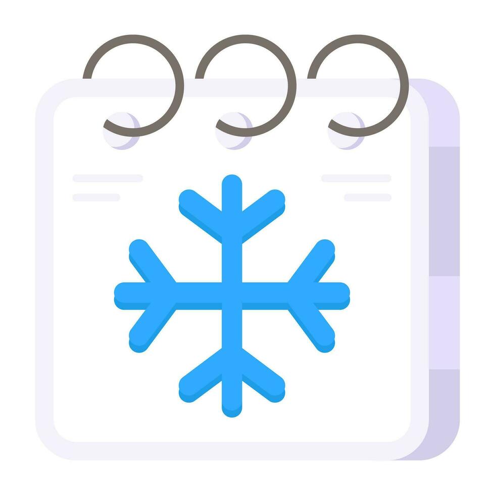 ein Symbol Design von Wetter Kalender vektor