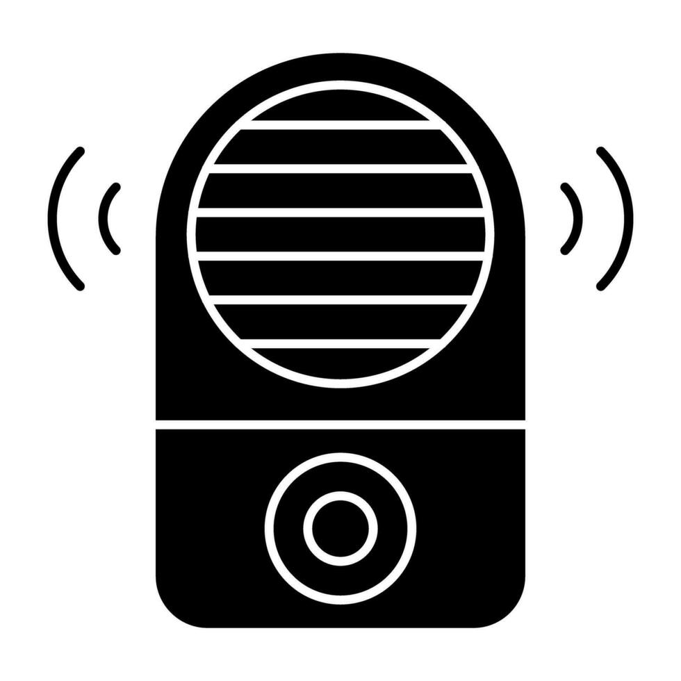 perfekt design ikon av audio inspelning enhet vektor