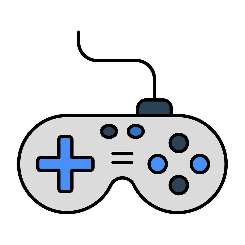 moderne Designikone des Gamepads vektor