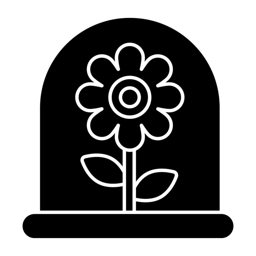 modern design ikon av blomma vektor