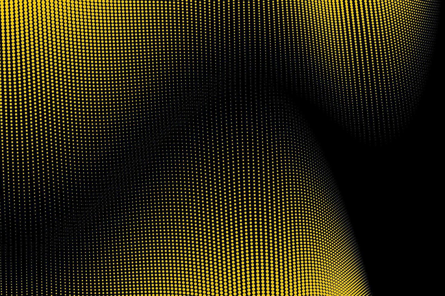 Grunge Halbton Textur, Pop Kunst Design, schwarz und Gelb Farbe, abstrakt Hintergrund. Vektor Illustration