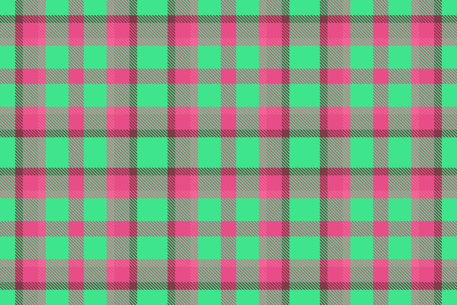 Hintergrund Stoff prüfen von nahtlos Textur Tartan mit ein Plaid Muster Vektor Textil.