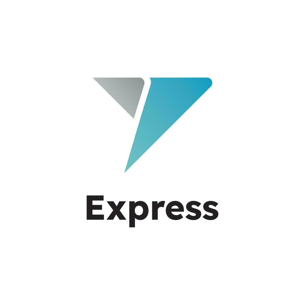 Express-Logo-Vektor-Icon-Design-Illustrationsvorlage vektor