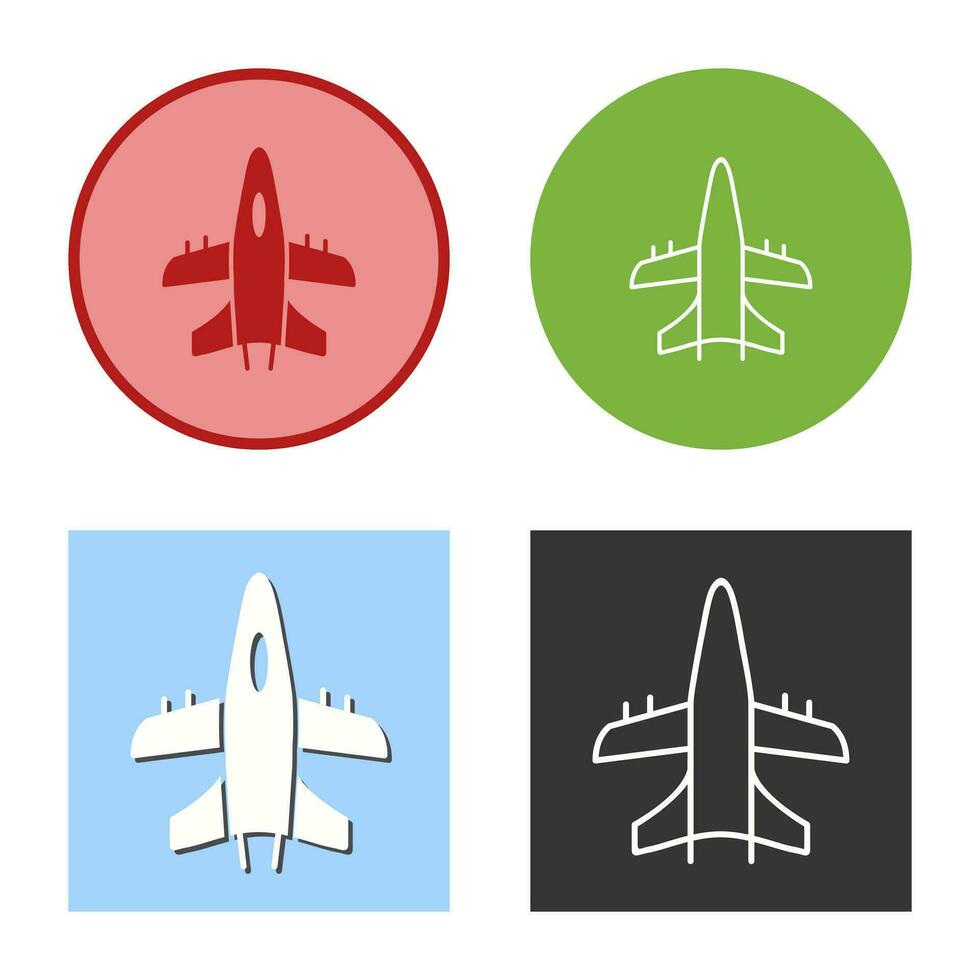 Militärflugzeug-Vektorsymbol vektor