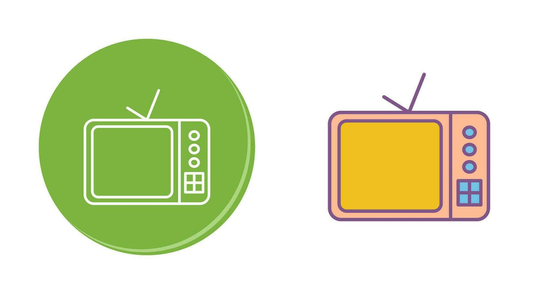 Vektorsymbol für Fernseher vektor