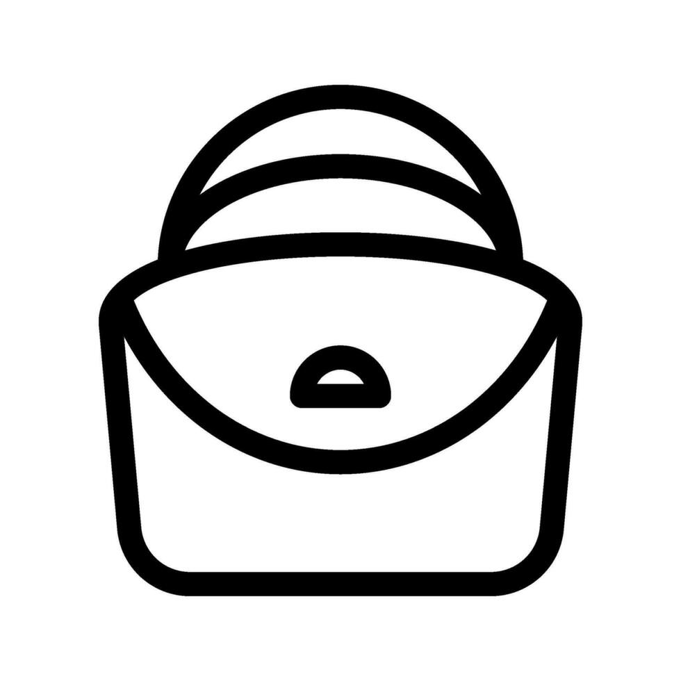 handväska ikon vektor symbol design illustration