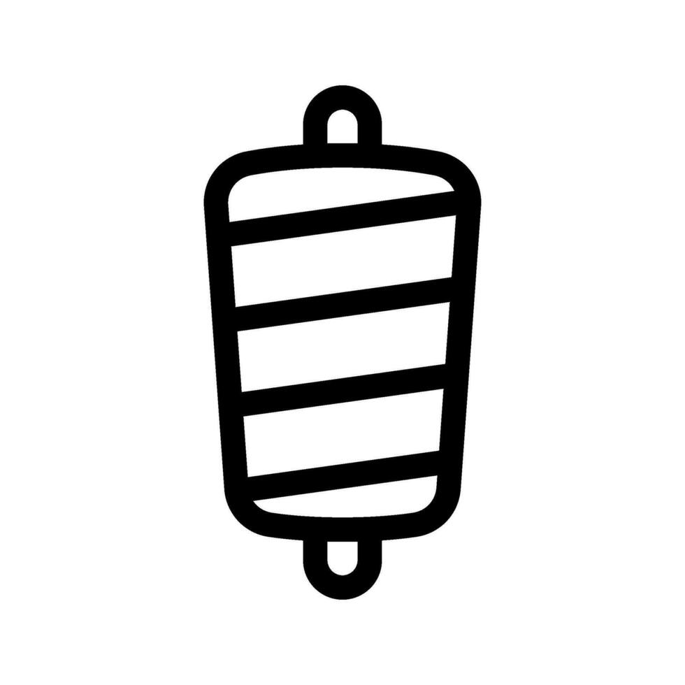 kebab doner ikon vektor symbol design illustration