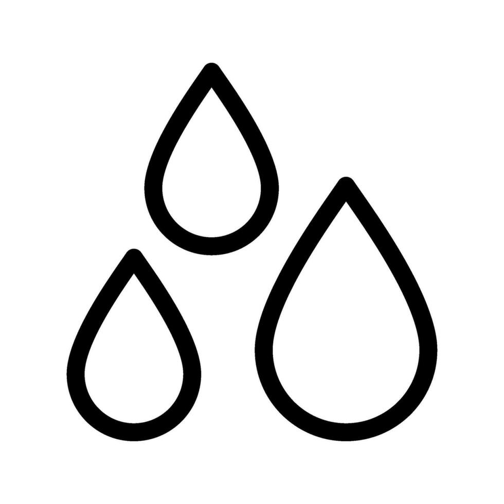 vatten droppar ikon vektor symbol design illustration
