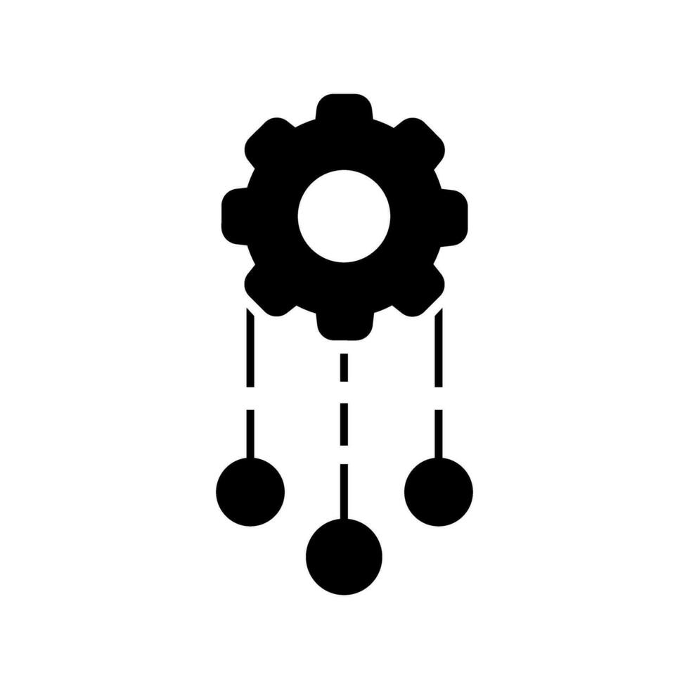 api Vektor Symbol. Software Integration Illustration unterzeichnen. Anwendung Symbol.