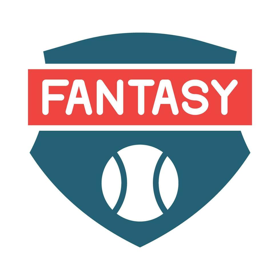 Fantasie Baseball Vektor Glyphe zwei Farbe Symbol zum persönlich und kommerziell verwenden.