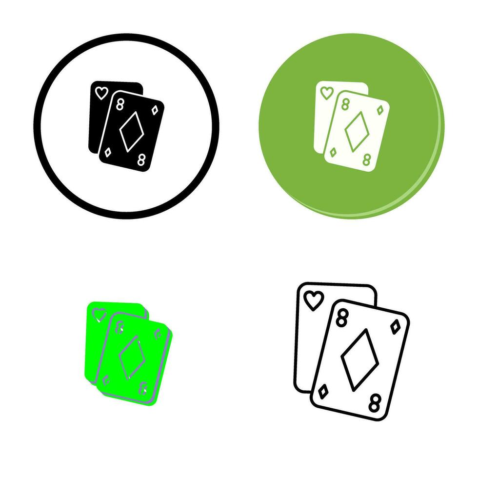 poker vektor ikon