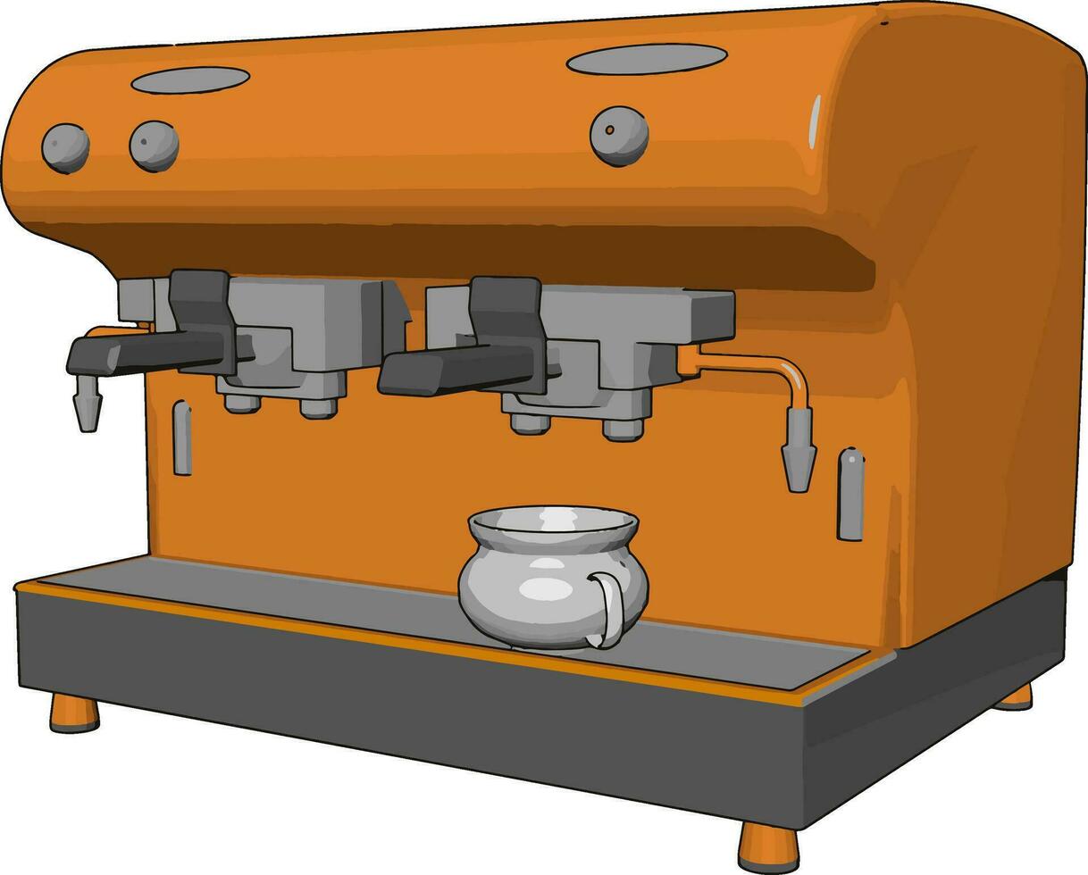 klein Kaffee Verkauf Maschine Vektor oder Farbe Illustration