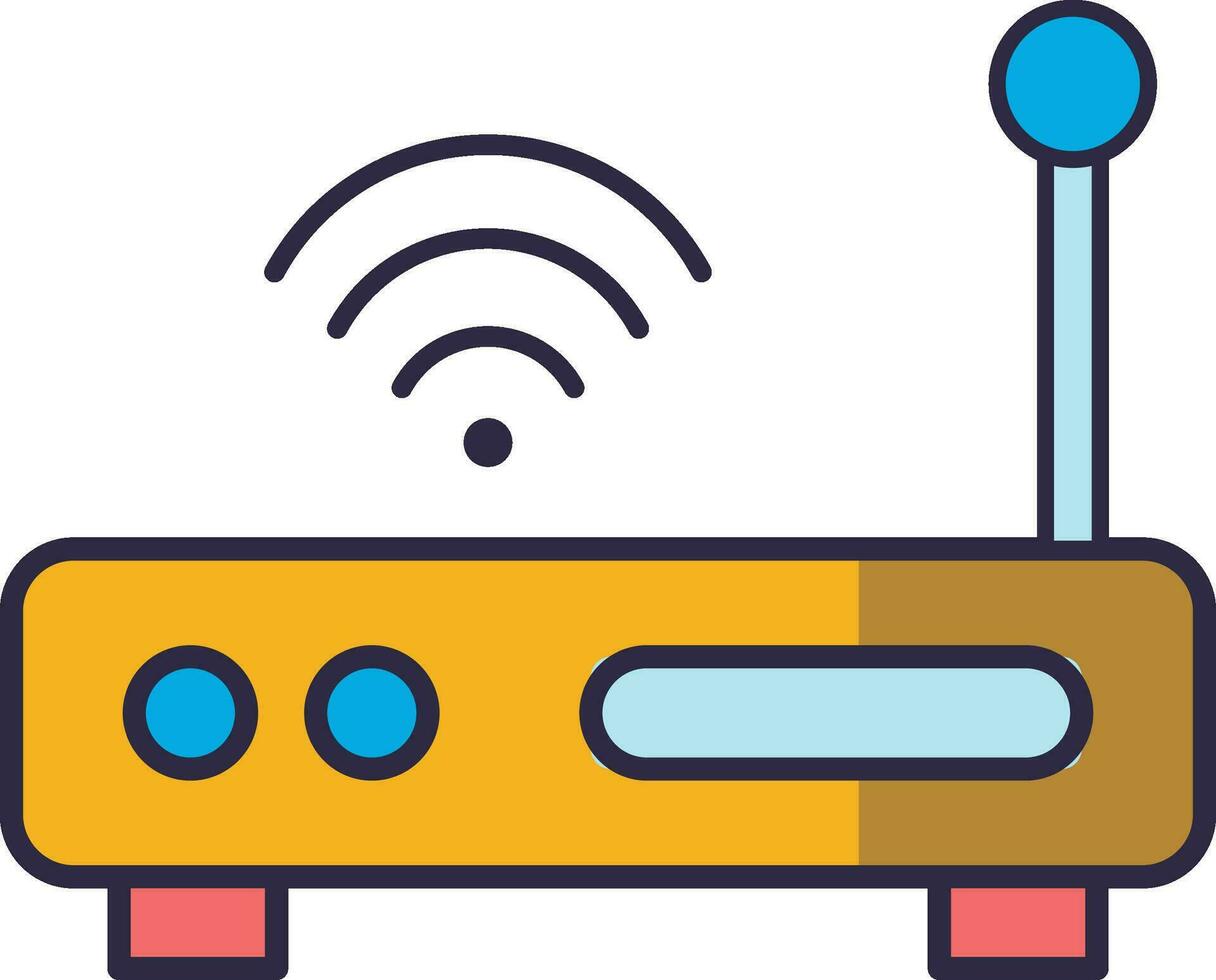 W-lan Symbol. W-lan Signal Symbol vektor