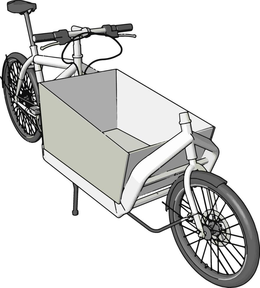 unik mönster av cykel vektor eller Färg illustration