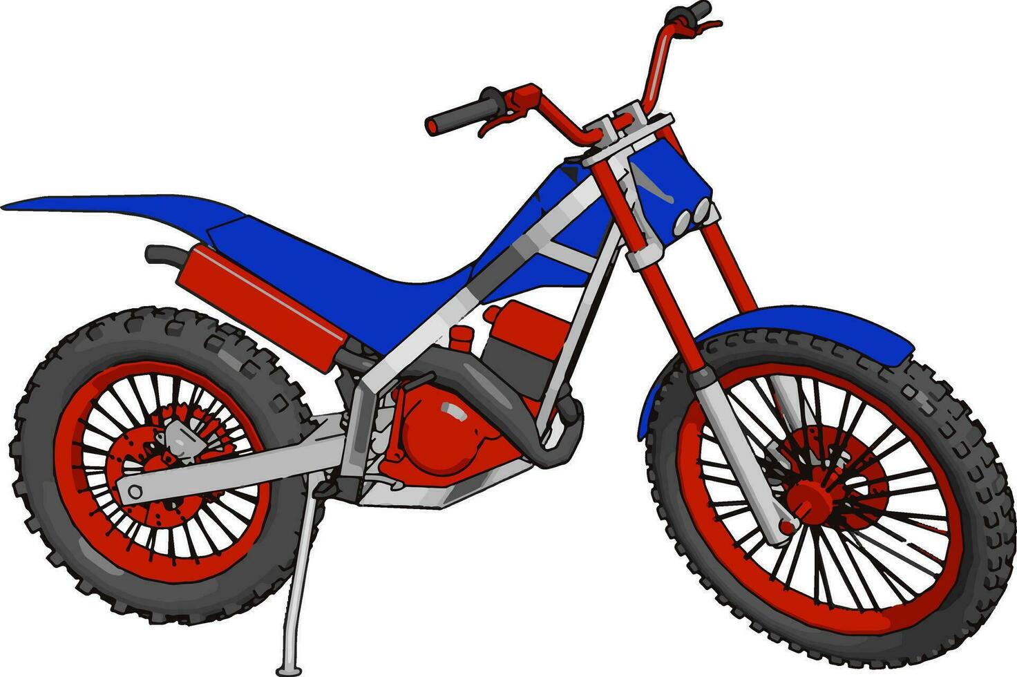 Motorräder Vektor oder Farbe Illustration