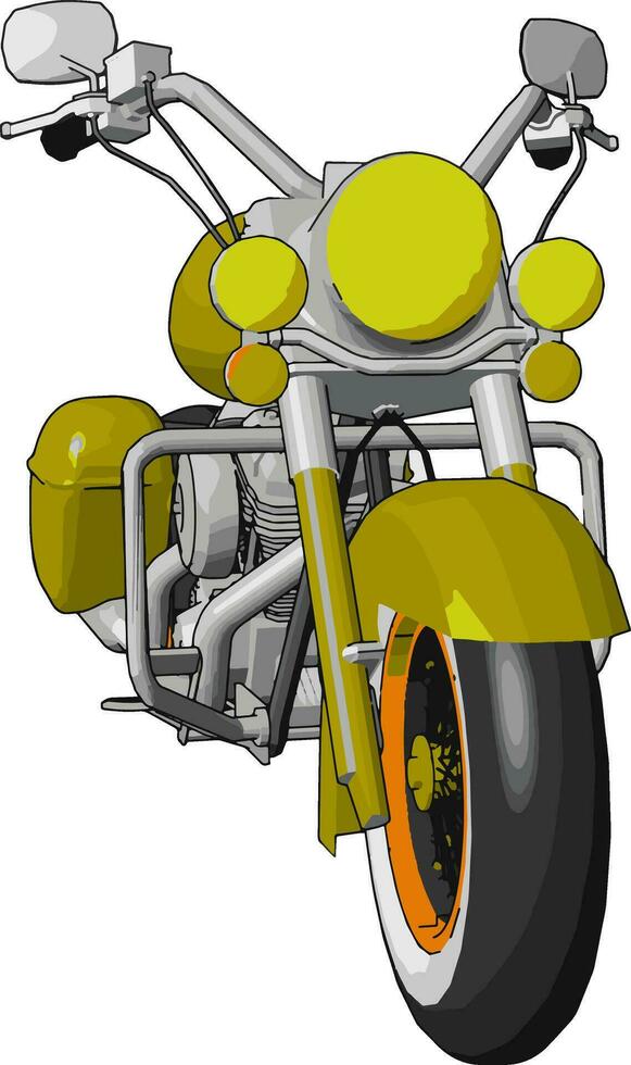 en motorcykel vektor eller Färg illustration