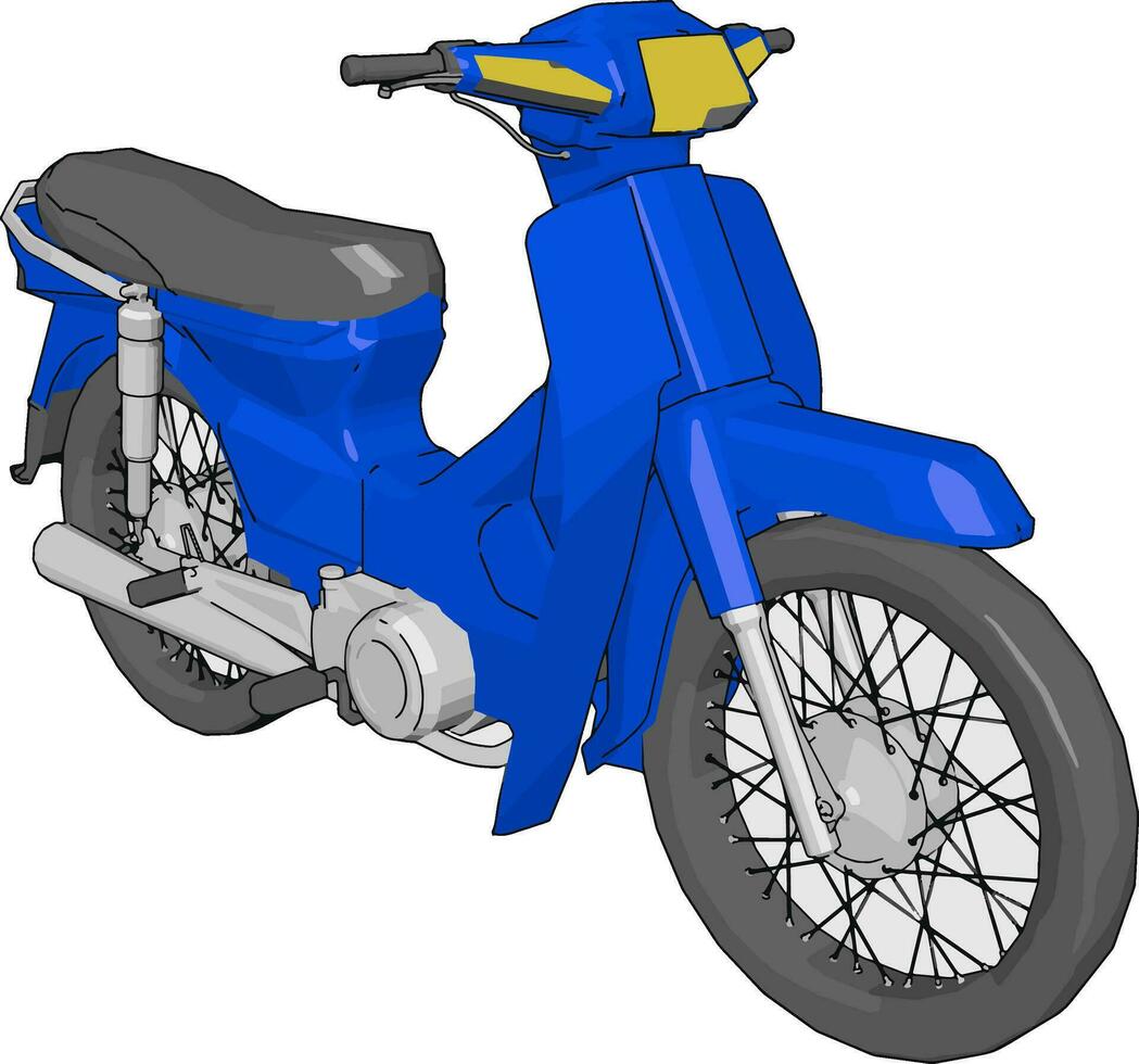 billig metod av transport motorcykel vektor eller Färg illustration