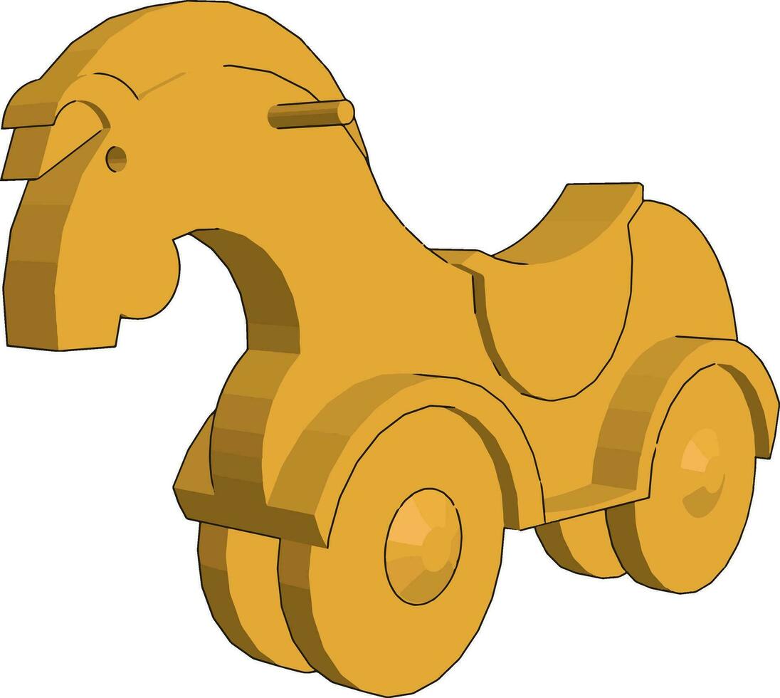 en ridning fordon leksak vektor eller Färg illustration