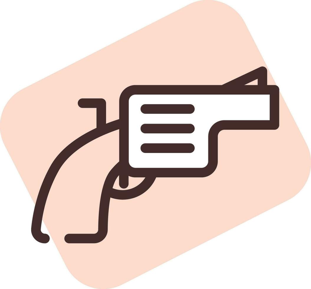 Gesetz über Waffenwaffe, Illustration, Vektor auf weißem Hintergrund.