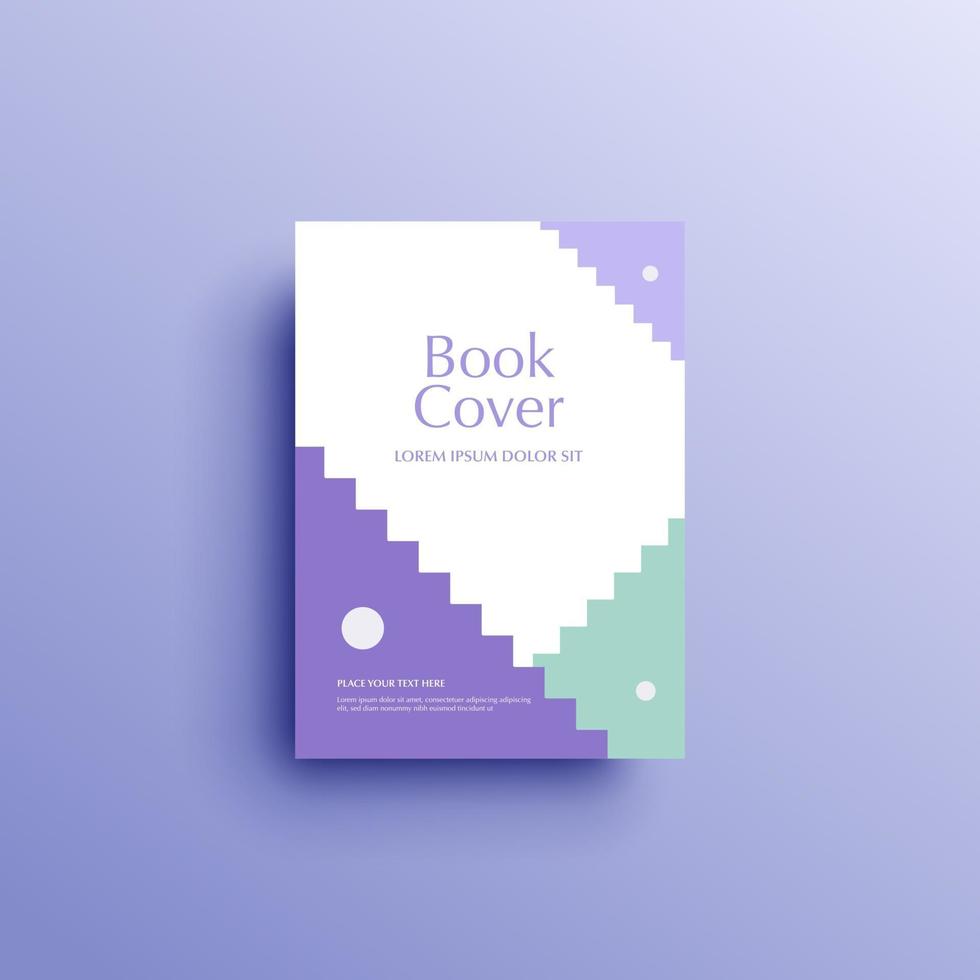 geometrisk bakgrund bokomslag, broschyr, flygbladsmall vektor