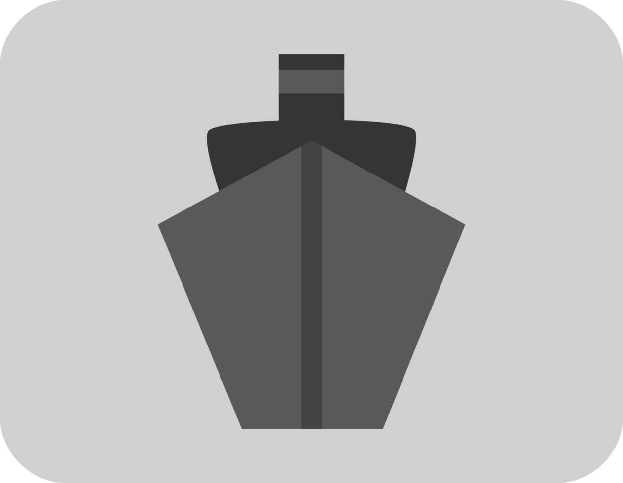 Industrieschifffahrt, Symbol, Vektor auf weißem Hintergrund.