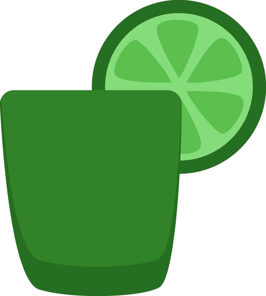 vegetarische Limonade, Symbol, Vektor auf weißem Hintergrund.