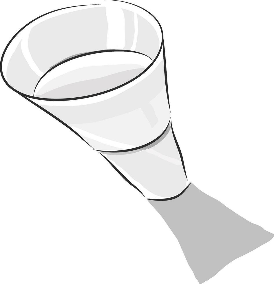 vatten glas, vektor Färg illustration.