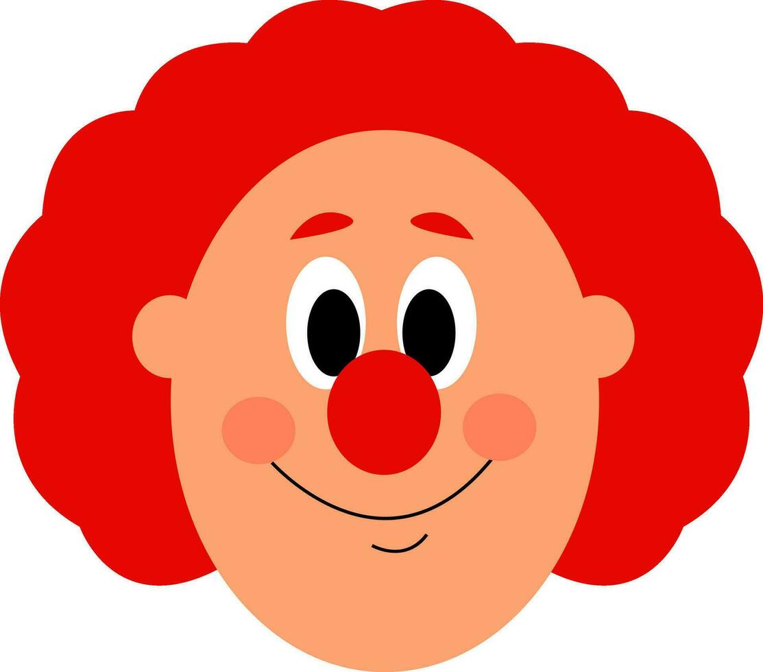 komisch Clown Vektor oder Farbe Illustration