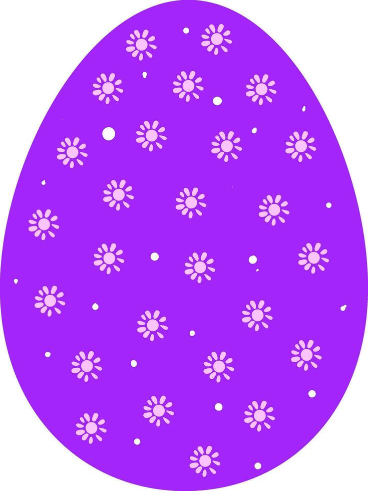 Blumen- Ostern Ei Vektor oder Farbe Illustration