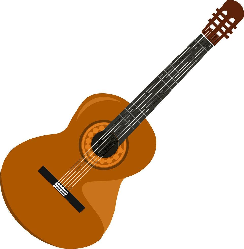 en skön gitarr vektor eller Färg illustration