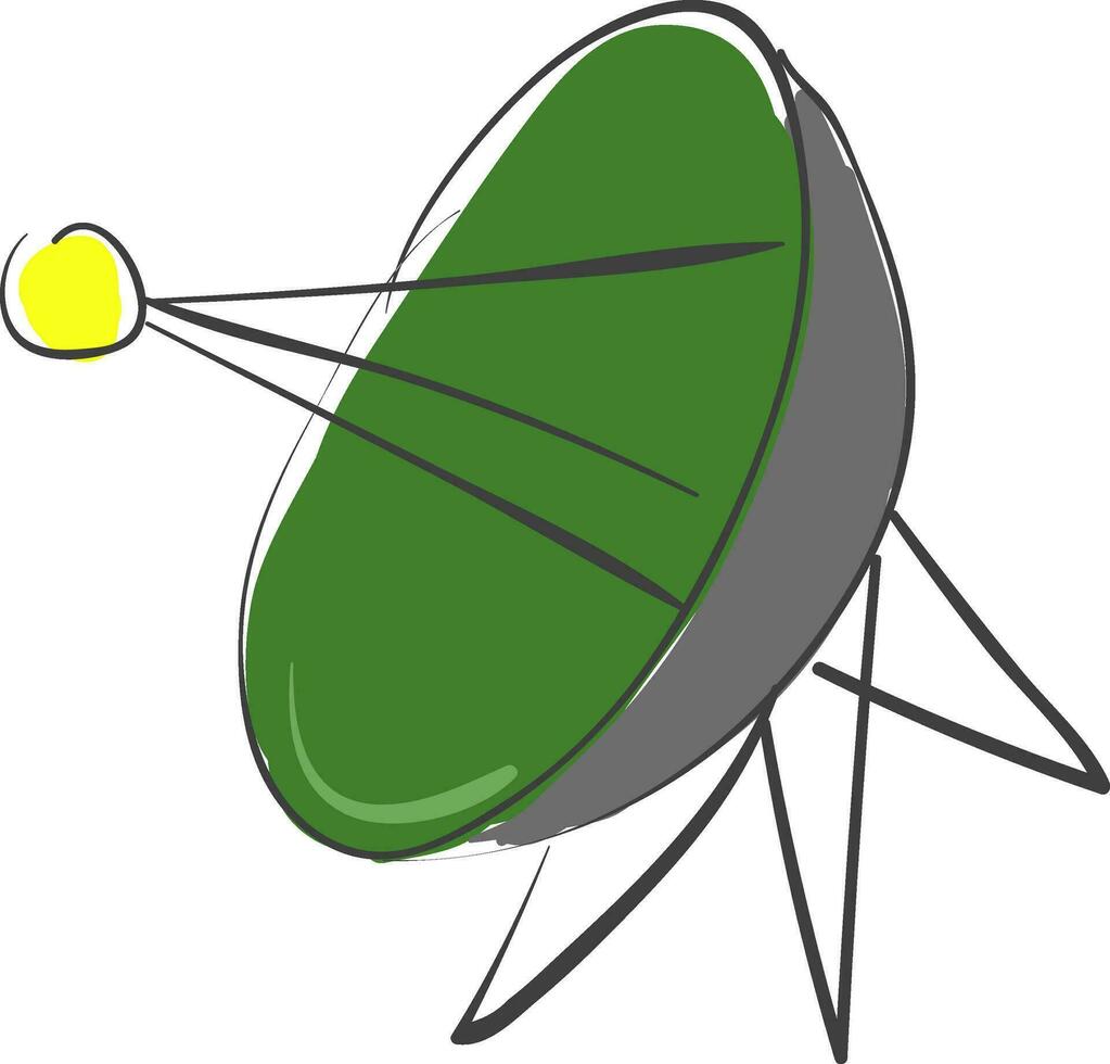 Antenne 99, Vektor oder Farbe Illustration.