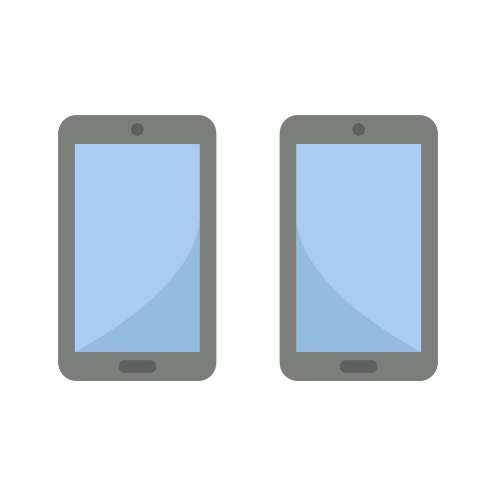 smartphone illustrerad på vit bakgrund vektor
