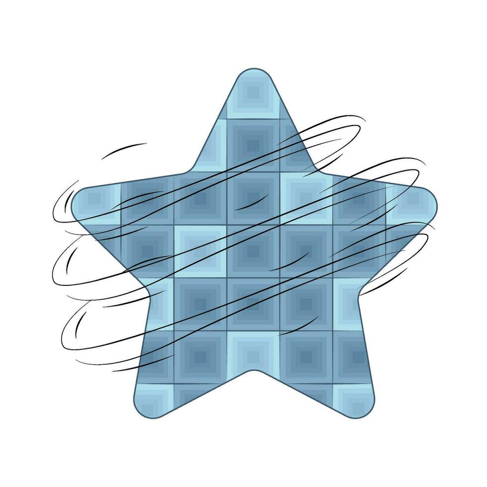 blå stjärna illustration vektor