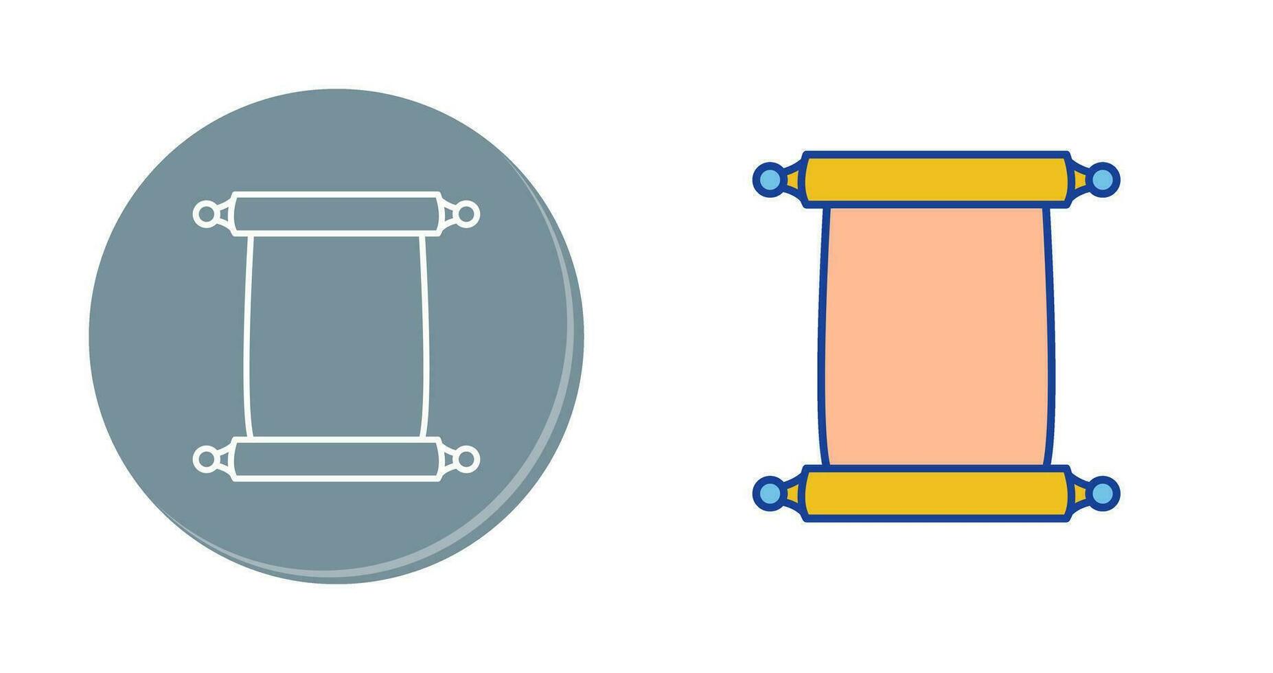 Rolle des Papiervektorsymbols vektor