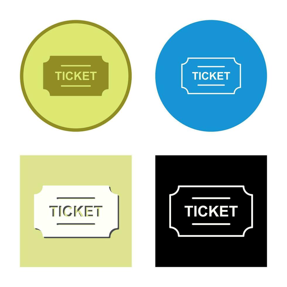 Ticket-Vektor-Symbol vektor