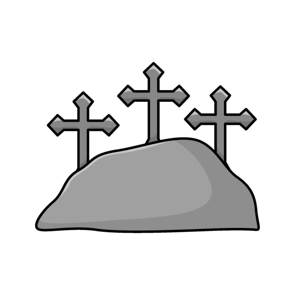 Ostern Kreuz Illustration vektor