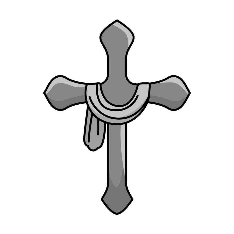 Ostern Kreuz Illustration vektor