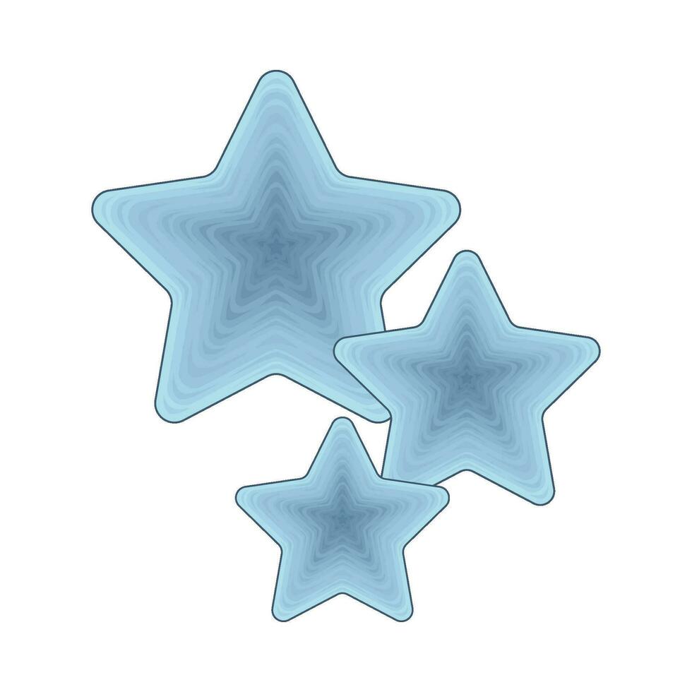 Star Blau Illustration vektor