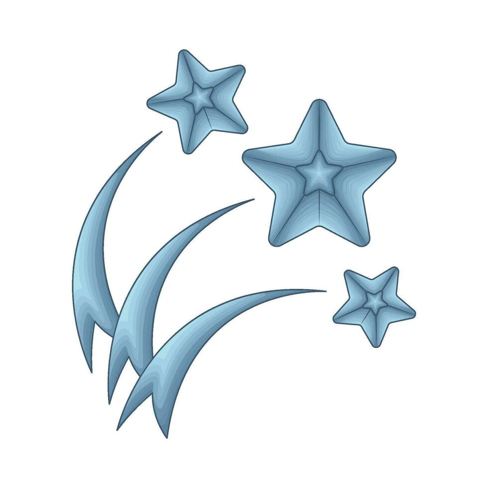stjärna blå skytte stjärna illustration vektor
